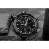 Tommy Hilfiger meeste Decker kvartskell 44mm roostevaba teras sinine sihverplaat pruun nahkrihm