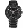 Tommy Hilfiger meeste Decker kvartskell 44mm roostevaba teras sinine sihverplaat pruun nahkrihm