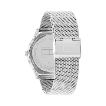 TOMMY HILFIGER Meeste TH Sport Kvartskell 40mm Sinine Sihtnäidik Pruun Nahkrihm 1710468