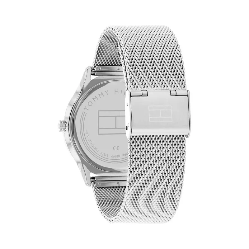 TOMMY HILFIGER Meeste TH Sport Kvartskell 40mm Sinine Sihtnäidik Pruun Nahkrihm 1710468