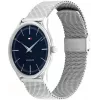 TOMMY HILFIGER Meeste TH Sport Kvartskell 40mm Sinine Sihtnäidik Pruun Nahkrihm 1710468
