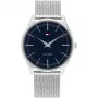 TOMMY HILFIGER Meeste TH Sport Kvartskell 40mm Sinine Sihtnäidik Pruun Nahkrihm 1710468