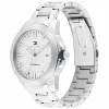 Tommy Hilfiger meeste käekell 1710695 42mm sinise numbrilaud ja roostevabast terasest võrkrihm