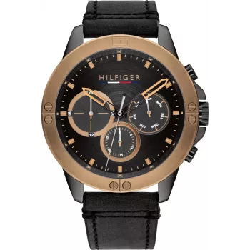 Tommy Hilfiger meeste käekell 1791893 46mm roostevabast terasest sinise sihverplaadiga