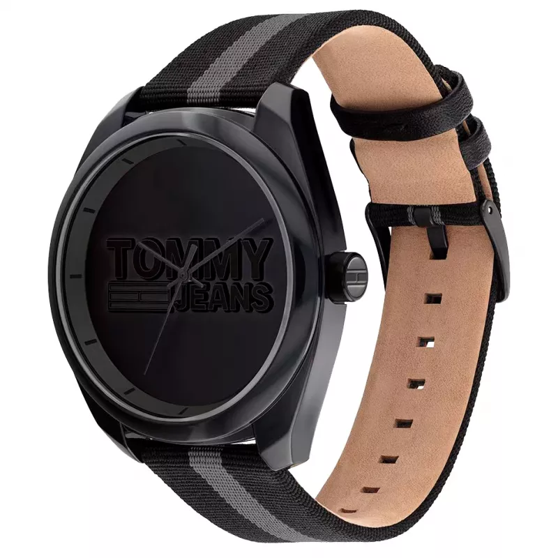 Tommy Hilfiger meeste käekell 1792039 45 mm sinise numbrilaua ja pruuni nahkrihmaga