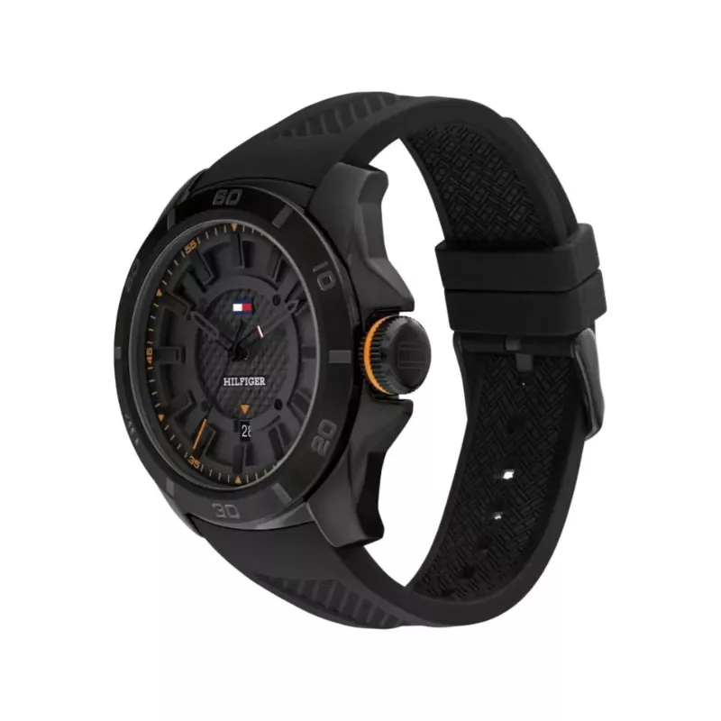 Tommy Hilfiger meeste käekell 1792137 49mm roostevabast terasest sinise sihverplaadiga kronograaf