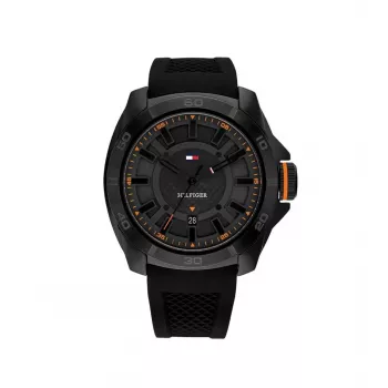 Tommy Hilfiger meeste käekell 1792137 49mm roostevabast terasest sinise sihverplaadiga kronograaf