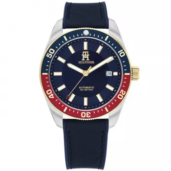 Tommy Hilfiger meeste käekell 1792141 40mm roostevabast terasest sinise sihverplaadiga
