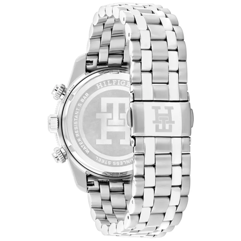 Tommy Hilfiger meeste käekell 1792157 41mm sinise numbrilaud ja pruun nahkrihm