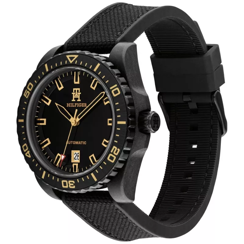 Tommy Hilfiger meeste käekell 1792159 42mm sinise numbrilaua ja pruuni nahkrihmaga