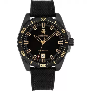 Tommy Hilfiger meeste käekell 1792159 42mm sinise numbrilaua ja pruuni nahkrihmaga