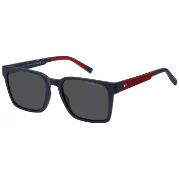 TOMMY HILFIGER TH-2143-S-8RU Meeste ristkülikukujulised päikeseprillid, Havana, pruun lääts, 55/19/145 mm