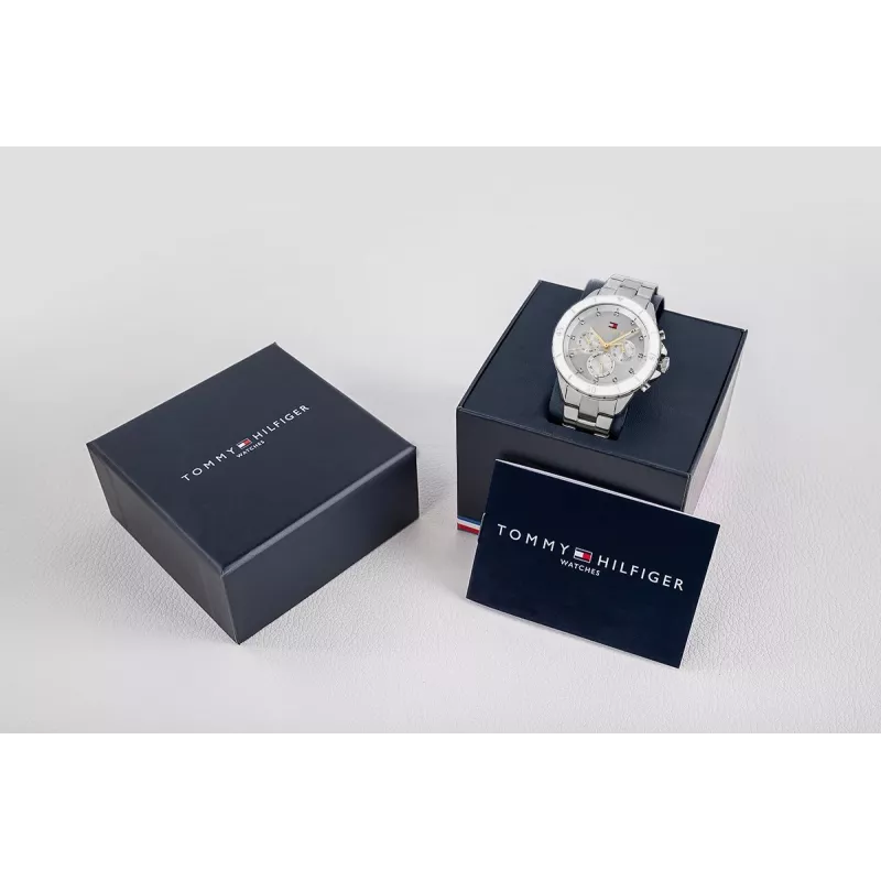 Tommy Hilfiger Unisex Watch 1782707 40mm Stainless Steel Mesh Blue Dial
