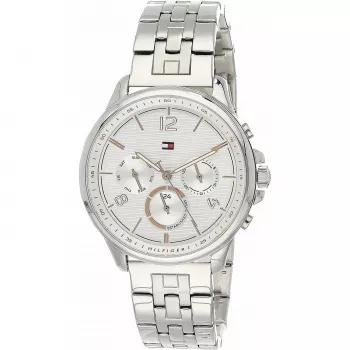 Tommy Hilfiger naiste 1782222 kvartskell analoog 38mm roostevabast terasest võrk sinise numbrilaual