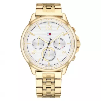 Tommy Hilfiger Women's 1782223 Quartz Analog Watch 38mm Silver Stainless Steel Mesh