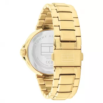 Tommy Hilfiger Naiste Pippa Kvartskell 1782755 38mm Hõbedane Sihtkett Kahetooniline Roostevaba Teras