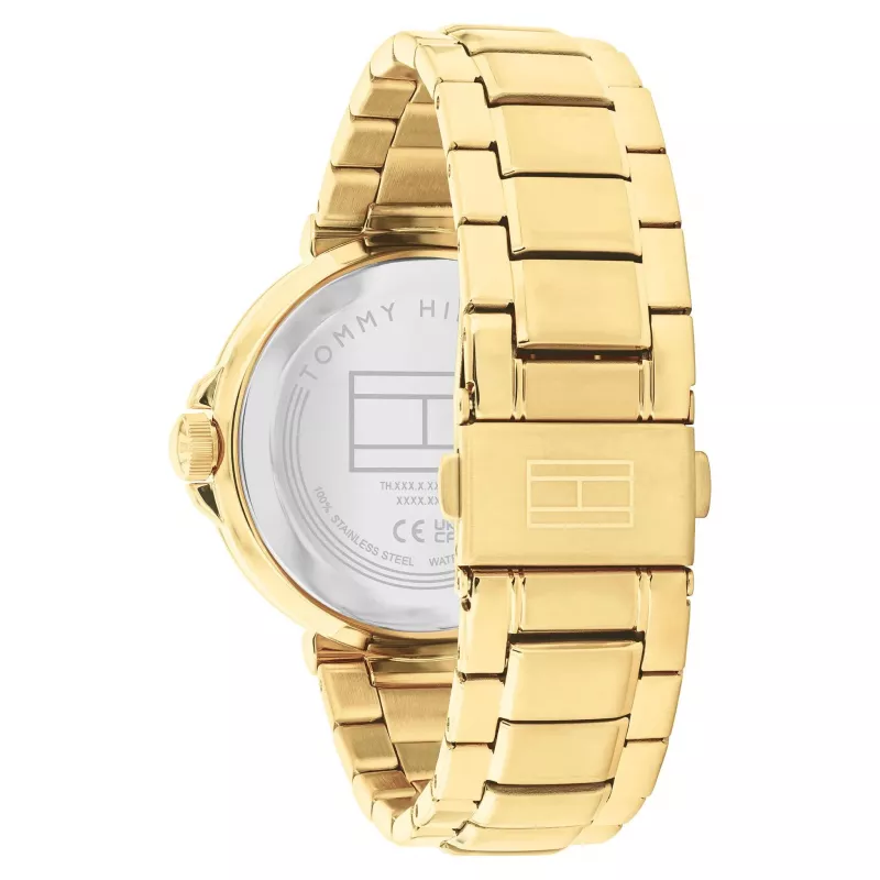 Tommy Hilfiger Naiste Pippa Kvartskell 1782755 38mm Hõbedane Sihtkett Kahetooniline Roostevaba Teras