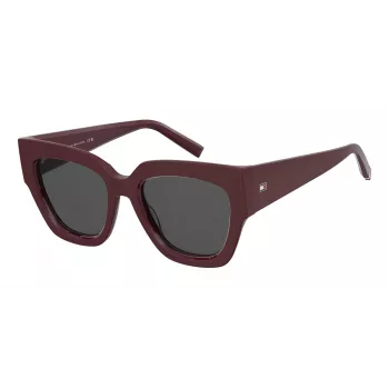 TOMMY HILFIGER Naiste päikeseprillid TH-2223-S-LHF 53/19/140 mm Must atsetaat Hall polükarbonaat UV400