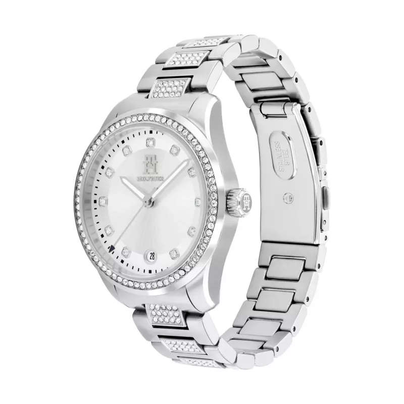 TOMMY HILFIGER Naiste Kell 1782757 (36mm) - Hõbedane roostevabast terasest võrk