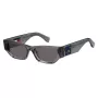 TOMMY JEANS Naiste päikeseprillid TJ-0093-S-KB7 - Must raam, hallid läätsed, 55/18/145 mm