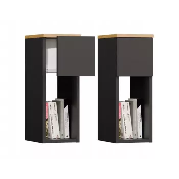 TOP E SHOP GALAX 20/1S öökapp, antratsiit/artisan