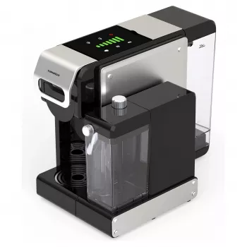 TORNADO TST-550M-GS 7-in-1 kohvimasin 15 baarise pumbaga, 1,8L veepaak, piimavaht – must/hõbe