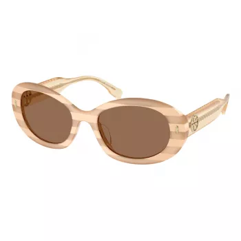 Tory Burch Women's Sunglasses TY7214U318173 Tortoise Acetate Brown Gradient 53mm