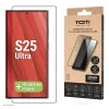 TOTI PREMIUM 3D karastatud klaasist ekraanikaitse täiskattega Samsung Galaxy S25 Ultra jaoks