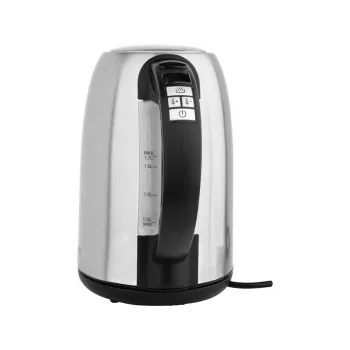 TOYA LUND 68194 Elektriketel 2200 W 1,7 L Roostevaba teras Hõbe/Must
