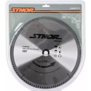 TOYA STHOR 300 mm TCT ketassaag alumiiniumi ja värviliste metallide jaoks, 100 hammast, 30 mm ava