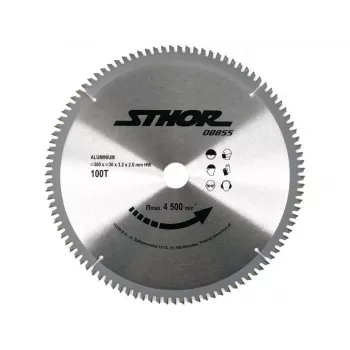 TOYA STHOR 300 mm TCT ketassaag alumiiniumi ja värviliste metallide jaoks, 100 hammast, 30 mm ava