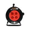 TOYA VOREL 82682 Kaablirull 4 pistikupesa 30m H05VV-F 3G1.5 termokaitsmega