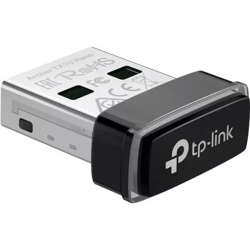 TP-Link Archer TX1U Nano AX300 Wi-Fi 6 USB-adapter sisemiste antennidega, USB 2.0