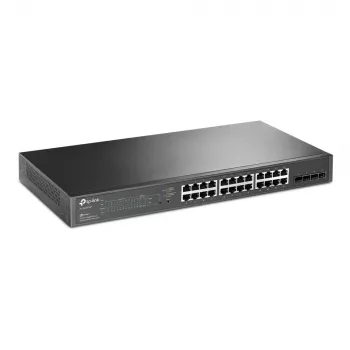 TP-Link JetStream 28-pordiline Gigabit nutikas PoE+ lüliti, 24 PoE+ porti ja 4 SFP pesa