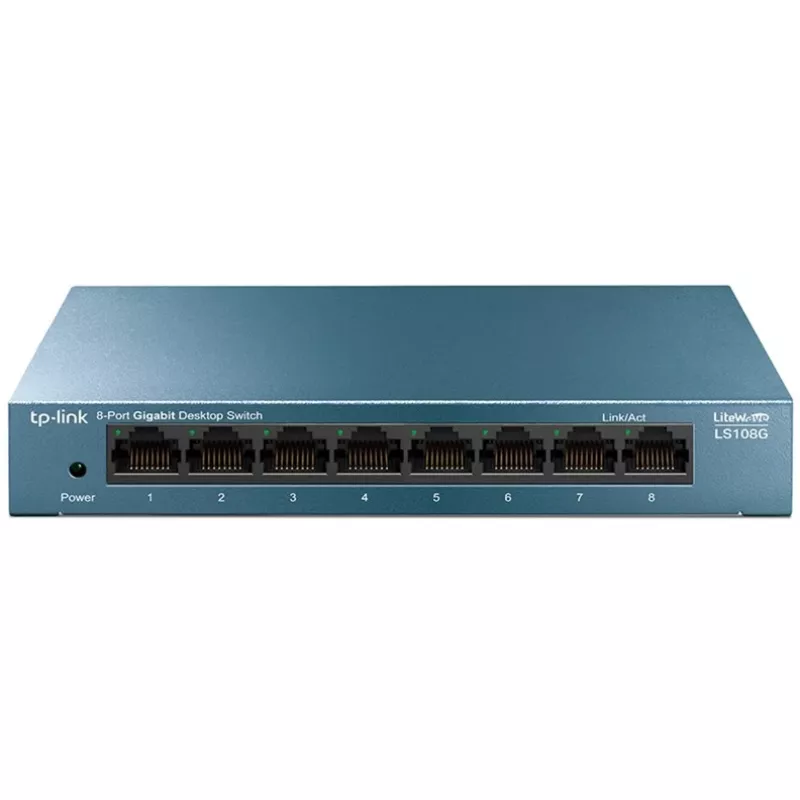 TP-Link LiteWave LS108G - Switch - haldamata - 8 x 10/100/1000 - Lauaarvuti - AC 220 V
