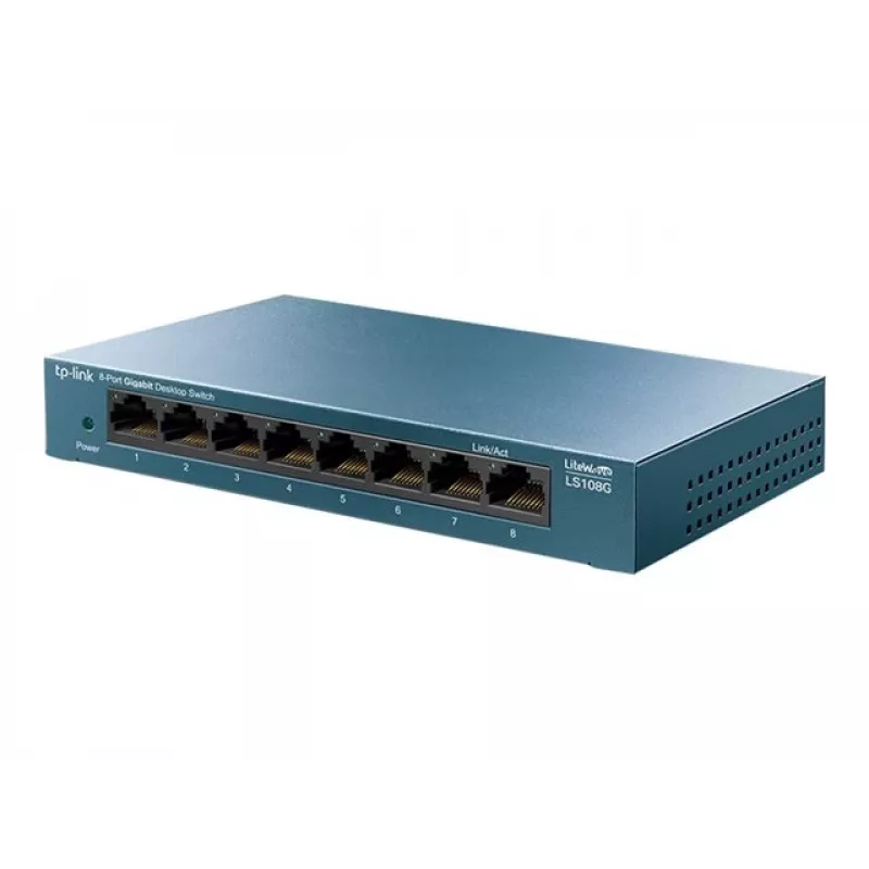 TP-Link LiteWave LS108G - Switch - haldamata - 8 x 10/100/1000 - Lauaarvuti - AC 220 V