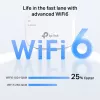 TP-LINK RE660X Dual-Band Wi-Fi 6 levila laiendaja, 2,4 GHz ja 5 GHz, 802.11ax