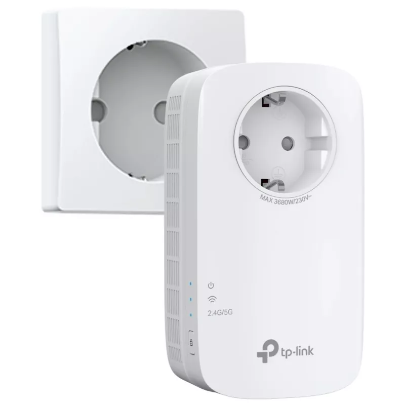 TP-LINK RE660X Dual-Band Wi-Fi 6 levila laiendaja, 2,4 GHz ja 5 GHz, 802.11ax