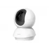 TP-Link Tapo C200 Pan/Tilt traadita turvakaamera, 1080p Full HD, 360° panoraam, 114° kallutus, öönägemine, kahesuunaline heli, microSD pesa, töötab Alexa ja Google Assistantiga, valge