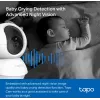 TP-Link Tapo C200C pööratav kodune turvakaamera Wi-Fi - 1080p Full HD, 360° horisontaalne ulatus, kahesuunaline heli, öönägemine kuni 9m, MicroSD kuni 256GB, valge