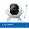TP-Link Tapo C200C pööratav kodune turvakaamera Wi-Fi - 1080p Full HD, 360° horisontaalne ulatus, kahesuunaline heli, öönägemine kuni 9m, MicroSD kuni 256GB, valge