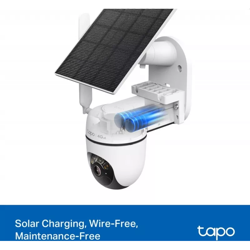 TP-LINK Tapo C615G KIT V1 Solar-Toitega Turvakaamera Komplekt - Välis-PTZ Võrguvalvekaamera, Tolmu- ja Ilmakindel, Päeva&Öö Värv