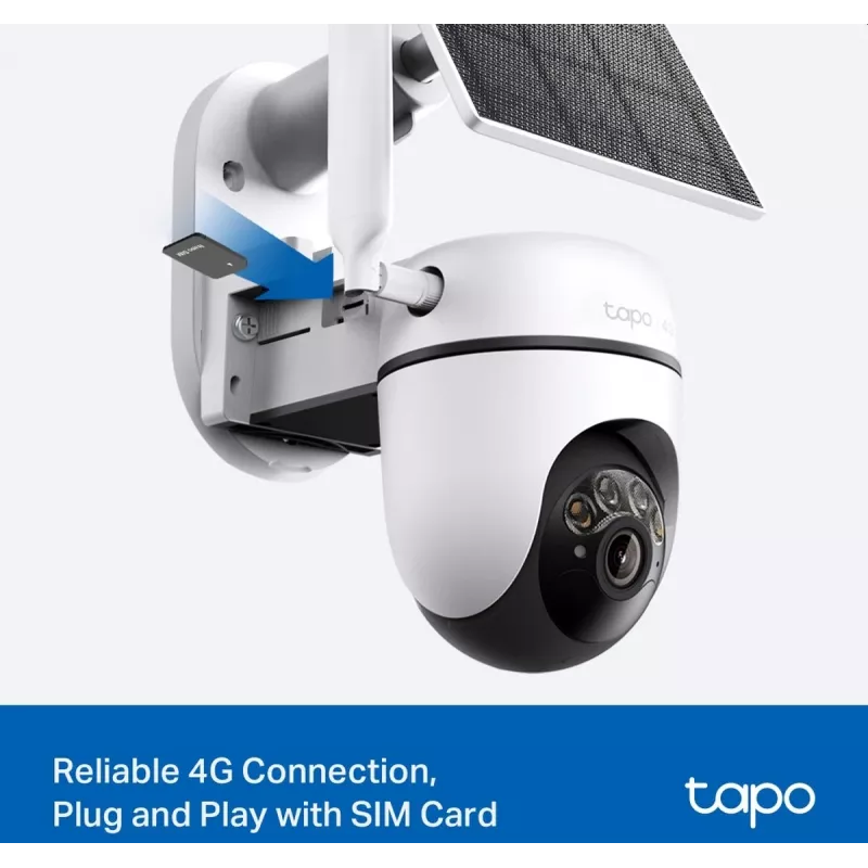 TP-LINK Tapo C615G KIT V1 Solar-Toitega Turvakaamera Komplekt - Välis-PTZ Võrguvalvekaamera, Tolmu- ja Ilmakindel, Päeva&Öö Värv