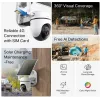TP-LINK Tapo C615G KIT V1 Solar-Toitega Turvakaamera Komplekt - Välis-PTZ Võrguvalvekaamera, Tolmu- ja Ilmakindel, Päeva&Öö Värv
