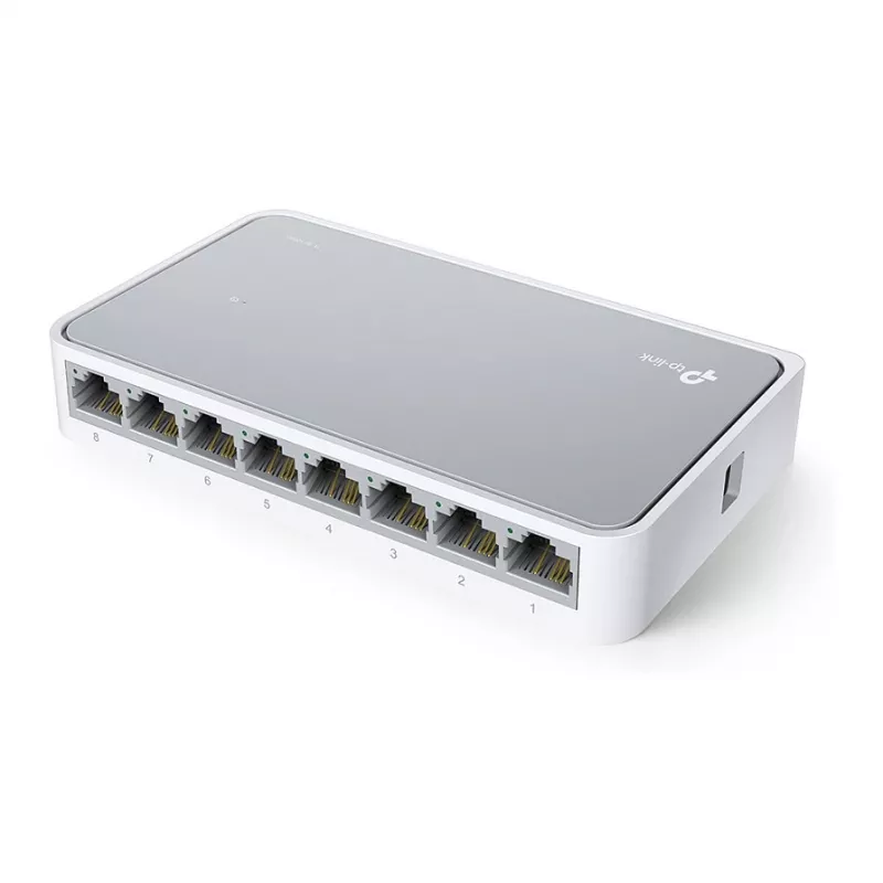 TP-Link TL-SF1008D V12.4 8-pordiline 10/100Mbps Fast Ethernet lauaarvuti kommutaator