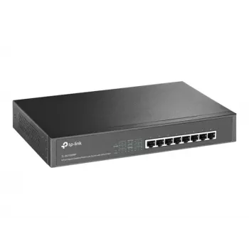 TP-Link TL-SG1008MP Unmanaged Gigabit Ethernet PoE+ Switch (8 Ports, 126W Budget, Black)