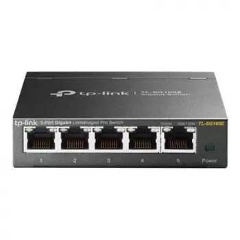 TP-LINK TL-SG105E(UN) Hallatav L2 Gigabit Ethernet Switch, 5 porti, 10/100/1000 Mbps