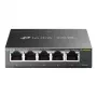 TP-LINK TL-SG105E(UN) Hallatav L2 Gigabit Ethernet Switch, 5 porti, 10/100/1000 Mbps