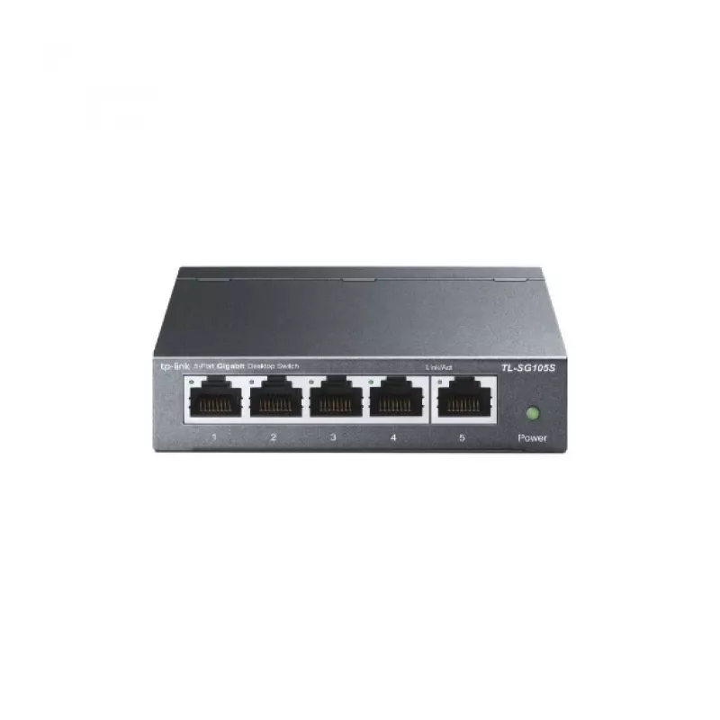 TP-Link TL-SG105S 5-pordiline gigabitine lauavõrgukommutaator, metallkorpus, v5.0