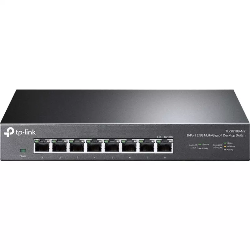 TP-Link TL-SG108-M2 V3.0 8-Pordine 2.5G Multi-Gigabit Haldamata Lüliti